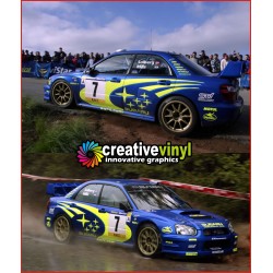 Subaru Impreza 2003 Catalunya Rally Graphics Kit