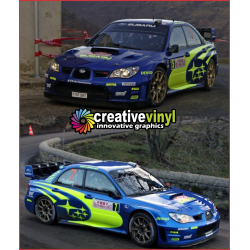 Subaru Impreza 2007 WRC Rally Graphics Kit