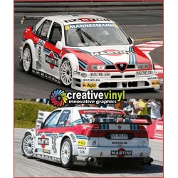 Alfa 155 V6 TI 1993 MARTINI DTM Full Graphics Kit