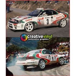 Toyota Celica GT Gen 5 ST185 Castrol Full rally graphics Kit