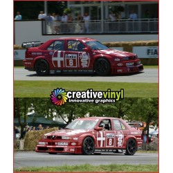 Alfa 155 1993 DTM Nannini Full Graphics Kit