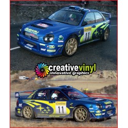 Subaru Impreza 2002 Rally France Graphics Kit